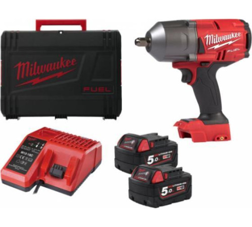 Гайковерт ударний Milwaukee M18FHIWP12-502X 1/2 + 2 акумулятори Гайковерт ударний Milwaukee M18FHIWP12-502X 1/2 + 2 акумулятори