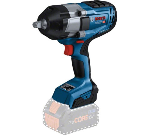 Ударний гайковерт, акумуляторний Bosch GDS 18V-1000 18 V 1/2" (без акумулятора)