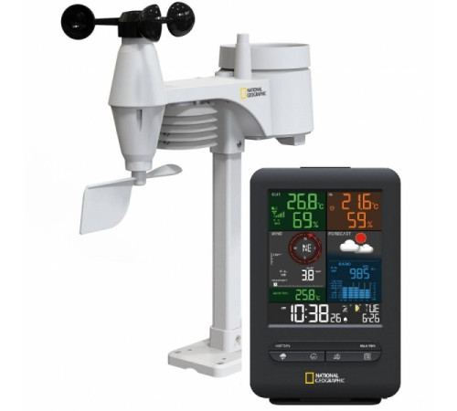 Метеостанція National Geographic Weather Center 5-in-1 256 colour Black (9080500)