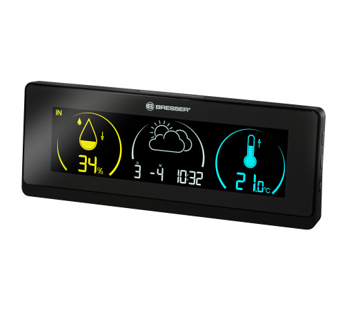 Метеостанція Bresser Colour Temeo Life - чорний