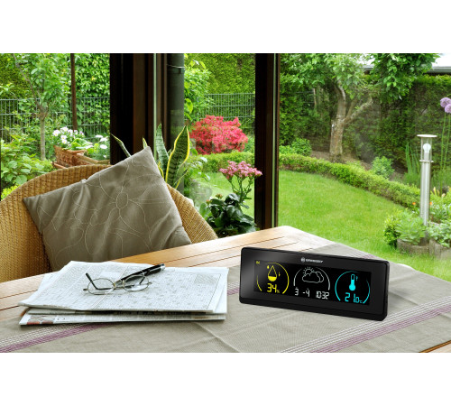 Метеостанція Bresser Colour Temeo Life - чорний