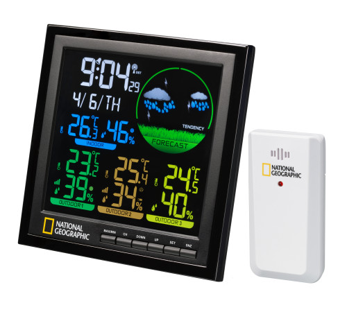 Метеостанція National Geographic VA Colour LCD 3 Sensors (9070700)