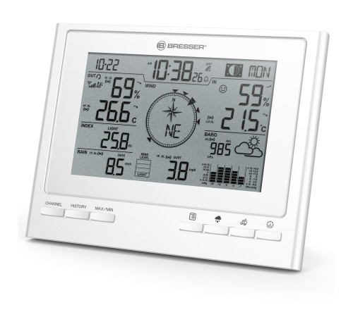 Метеостанція Bresser 7-in-1 Exclusive Line Weather Center Climate Scout (7003100GYE000)