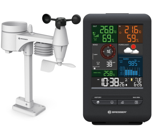 Метеостанція Bresser Weather Center 5-in-1 Beaufort (7002525)