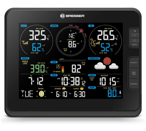 Метеостанція Bresser Professional WIFI Weather Centre 7in1 (WSX3001CM3LC2)