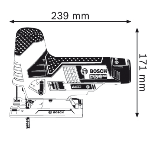 Акумуляторний лобзик Bosch GST 12V-70 12 В (без акумулятора)