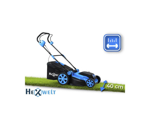 Газонокосарка акумуляторна Hexwelt 40 см 40V 8Ah