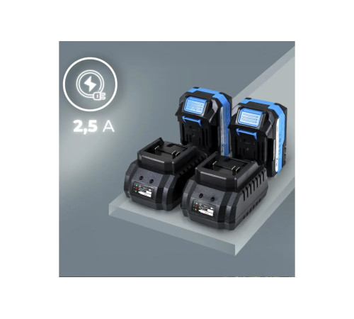 Газонокосарка акумуляторна Hexwelt 40 см 40V 8Ah