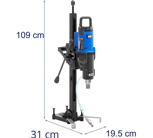 Свердлильний алмазний станок для бетону, каменю (зі стійкою) MSW 3200Вт Свердлильний алмазний станок для бетону, каменю (зі стійкою) MSW 3200Вт