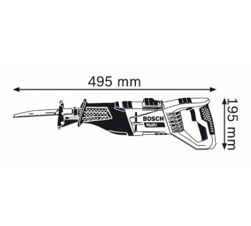 Пила шабельна Bosch GSA 1100 E 1100Вт