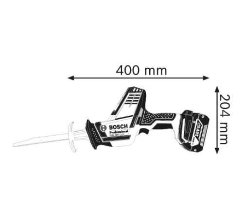 Шабельна пила акумуляторна Bosch GSA 18 V-LI C 18 V (без акумулятора)