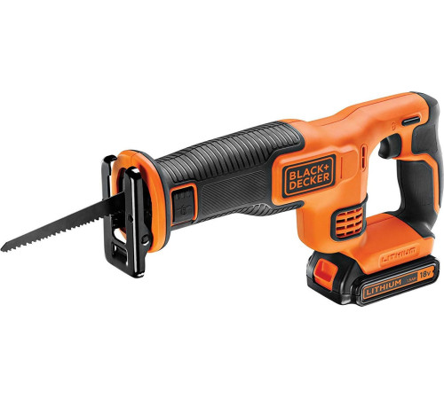 Пила шабельна акумуляторна Black&Decker BDCR18 18V (1 x акумулятора)