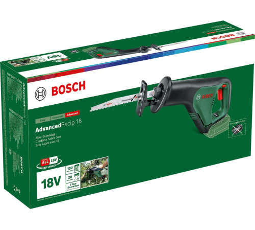 Шабельна пила акумуляторна Bosch 06033B2402 18 В