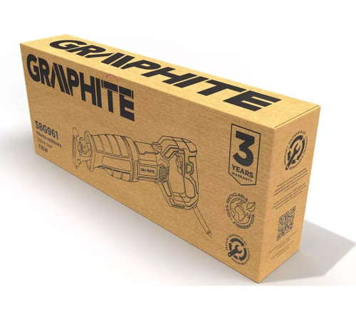 Шабельна пила Graphite 58G961 710 Вт