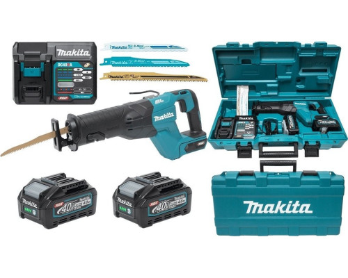 Шабельна пила акумуляторна Makita 40V XGT 2*4.0AH