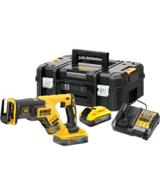 Пила шабельна акумуляторна Dewalt 18V XR 2*5.0AH TSTAK (1 x акумулятор)