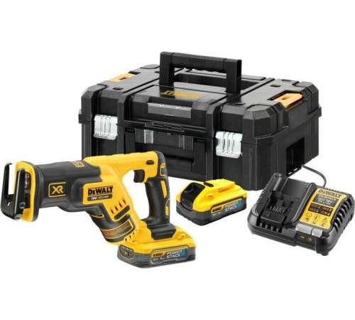 Пила шабельна акумуляторна Dewalt 18V XR 2*5.0AH TSTAK (1 x акумулятор)