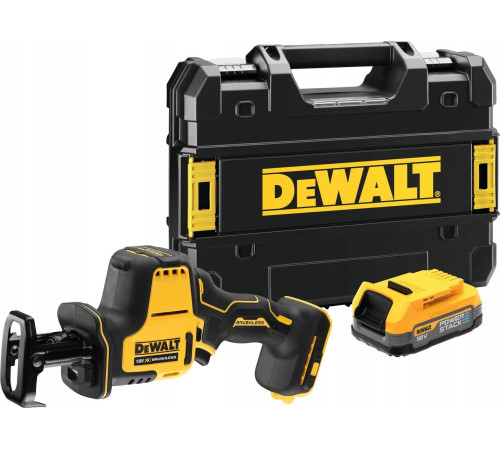 Шабельна пила, акумуляторна Dewalt 18v xr 1 x 1.7ah Powerstack