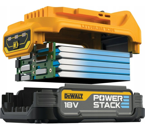 Шабельна пила, акумуляторна Dewalt 18v xr 1 x 1.7ah Powerstack