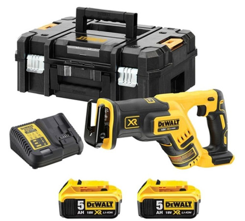 Шабельна пила, акумуляторна Dewalt DCS367P2 18 В