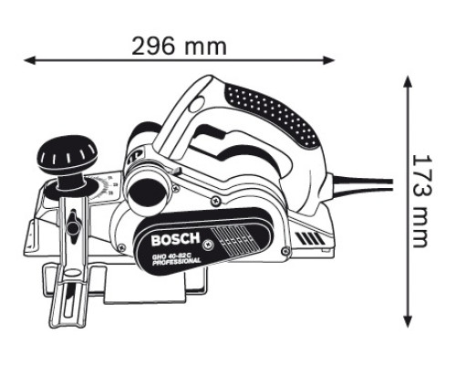 Електрорубанок Bosch GHO 40-82 C 850 Вт