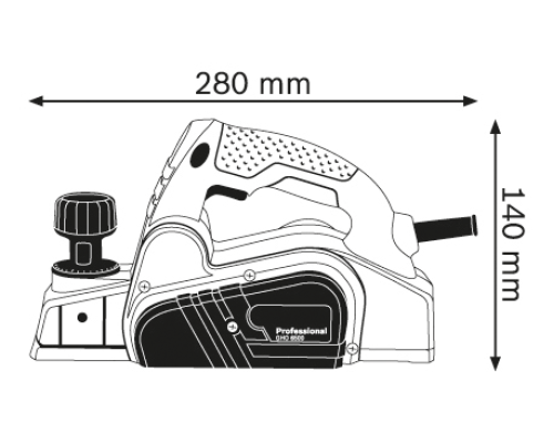 Електрорубанок Bosch GHO 6500 650 Вт