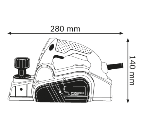 Електрорубанок Bosch GHO 6500 650 Вт