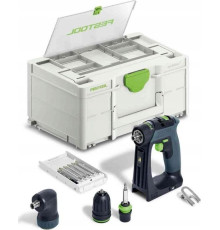 Акумуляторний дриль-шуруповерт Festool CXS 18-Basic-Set 18V 