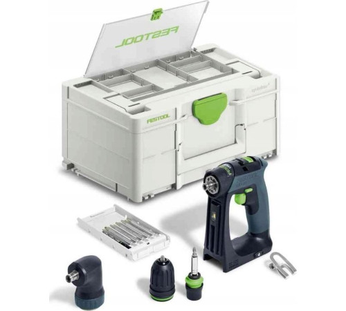 Акумуляторний дриль-шуруповерт Festool CXS 18-Basic-Set 18V