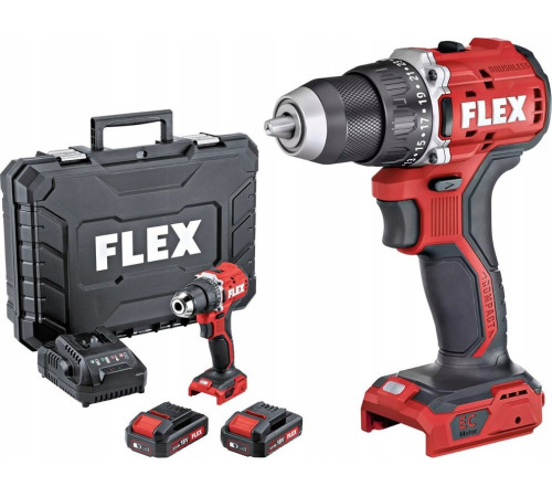 Акумуляторний шуруповерт-дриль Sourcing FLEX DD 2G 18.0V LD 2x2.5Ah Акумуляторний шуруповерт-дриль Sourcing FLEX DD 2G 18.0V LD 2x2.5Ah