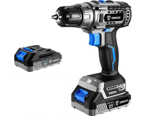 Безщітковий дриль-шуруповерт Deko Tools DKBL20DU3-HS2 20V