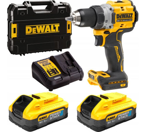 Акумуляторний дриль-шуруповерт Dewalt 18v xr powerstack 2 x 5ah