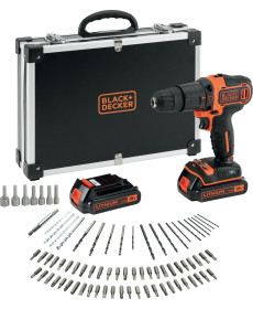 Акумуляторний дриль-шуруповерт Black&Decker BDCHD18BAFC 18 В 2 х 1,5 Ач