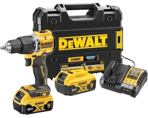 Акумуляторний дриль-шуруповерт Dewalt DCD100YP2T-QW 18 В 2 x 5 Ач