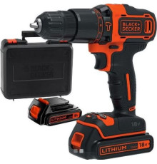 Акумуляторний дриль-шуруповерт Black&Decker BDCHD18KB 18 В 2 х 1,5 Аг