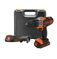 Дриль-шуруповерт Black&Decker Multievo MT218KB 18 В 2 х 1,5