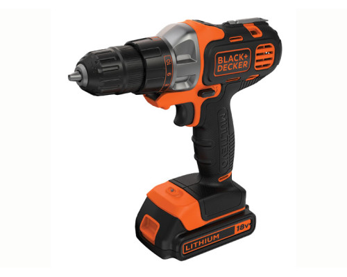 Дриль-шуруповерт Black&Decker Multievo MT218KB 18 В 2 х 1,5