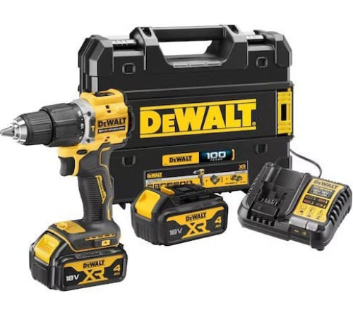 Акумуляторний дриль-шуруповерт Dewalt DCD100YM2T-QW 18 В 2 х 4 Ач