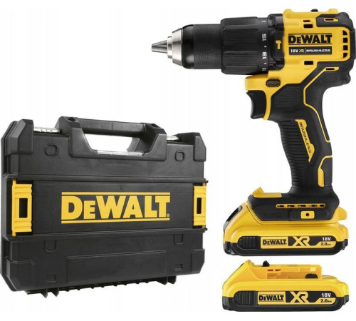 Акумуляторний дриль-шуруповерт Dewalt DCD709D2T 18 В 2 х 2 Ач