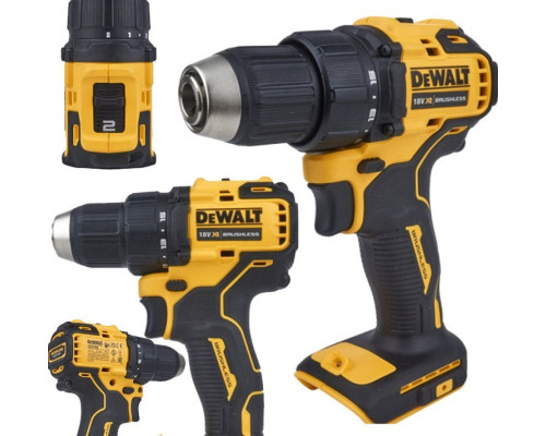 Акумуляторний дриль-шуруповерт Dewalt DCD708N-XJ 18V 65Nm