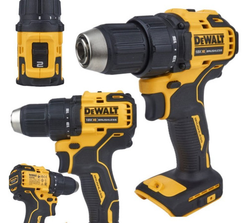 Акумуляторний дриль-шуруповерт Dewalt DCD708N-XJ 18V 65Nm