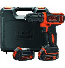 Акумуляторний дриль-шуруповерт Black&Decker BDCDD12KB 10,8 В 2 х 1,5 Ач 