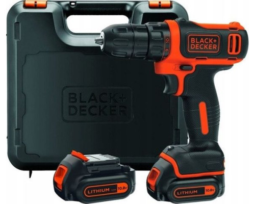 Акумуляторний дриль-шуруповерт Black&Decker BDCDD12KB 10,8 В 2 х 1,5 Ач