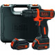 Акумуляторний дриль-шуруповерт Black&Decker BDCDD12KB 10,8 В 2 х 1,5 Ач