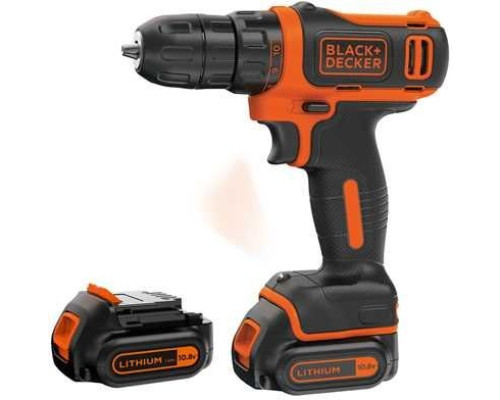 Акумуляторний дриль-шуруповерт Black&Decker BDCDD12KB 10,8 В 2 х 1,5 Ач