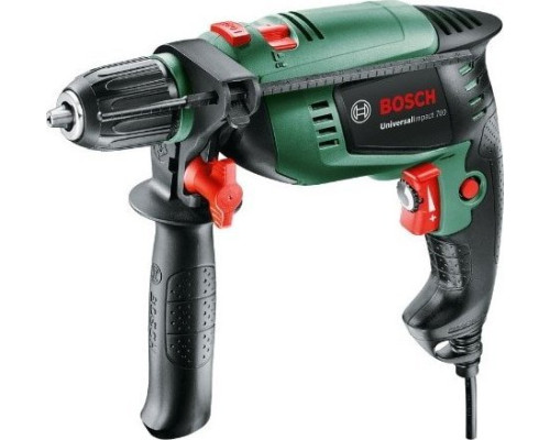 Ударна дриль Bosch UniversalImpact 700W + комплект аксесуарів x-line