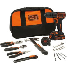 Акумуляторний дриль-шуруповерт Black & Decker 18V BDCDC18HTSA-QW