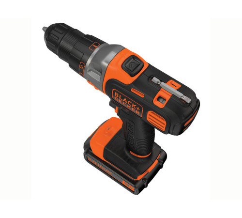 Акумуляторний дриль-шуруповерт Black&Decker Multievo MT218K 18 В 1 х 1,5