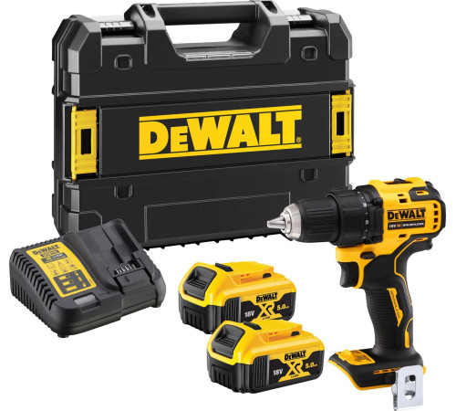 Акумуляторний дриль-шуруповерт Dewalt DCD708P2T 18 В 2 х 5 Ач