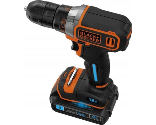 Акумуляторний дриль-шуруповерт Black+Decker BLACK+DECKER DRILL-DRIVER 18V ​​​​1x1.5AH BDCD18K